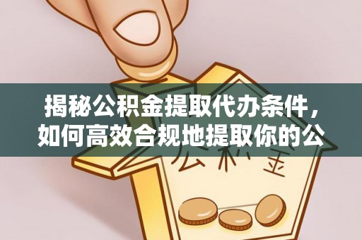 玉田揭秘公积金提取代办条件，如何高效合规地提取你的公积金