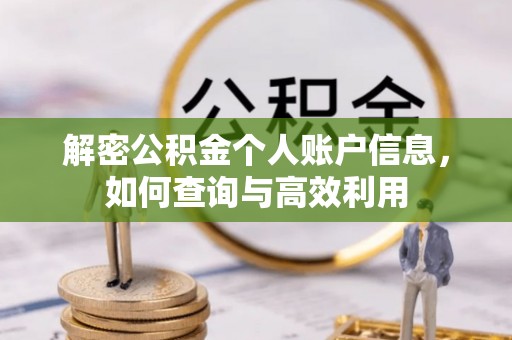 玉田解密公积金个人账户信息，如何查询与高效利用