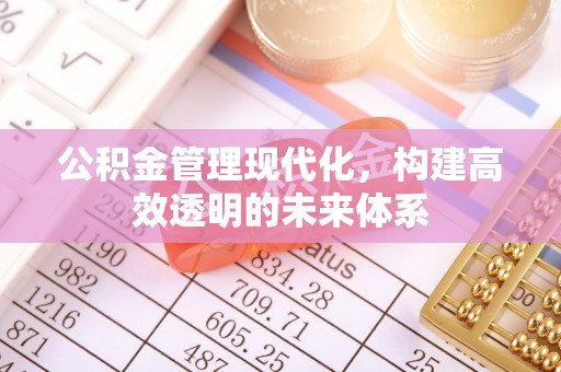 玉田公积金管理现代化，构建高效透明的未来体系