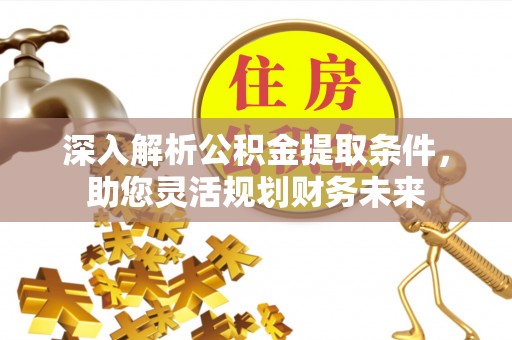 玉田深入解析公积金提取条件，助您灵活规划财务未来