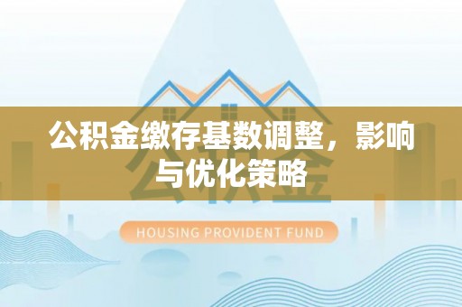 玉田公积金缴存基数调整，影响与优化策略