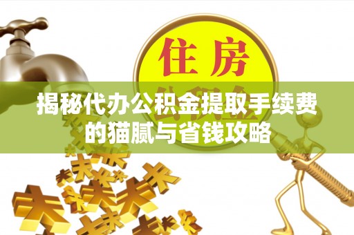 玉田揭秘代办公积金提取手续费的猫腻与省钱攻略