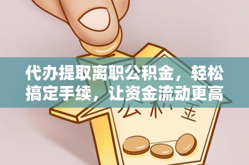 玉田代办提取离职公积金，轻松搞定手续，让资金流动更高效