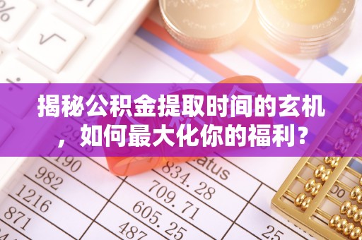 玉田揭秘公积金提取时间的玄机，如何最大化你的福利？