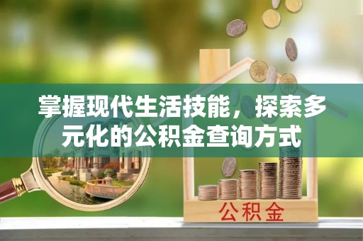 玉田掌握现代生活技能，探索多元化的公积金查询方式